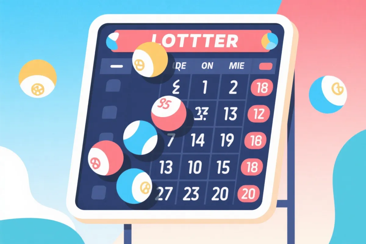 开奖公告可视化示意